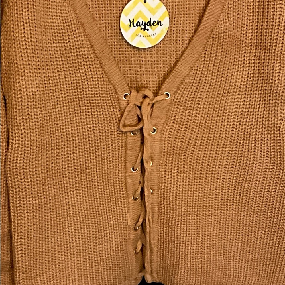 HAYDEN Women's Tan Sweater - Picture 3 of 3